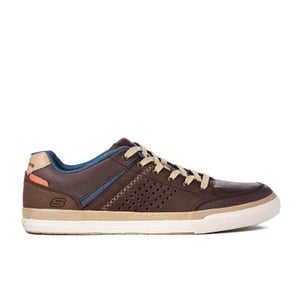 Skechers Men's Diamondback Rendol Low Top Trainers - Brown