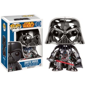 Star Wars Chrome Darth Vader Funko Pop! Figur