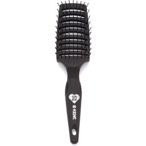 Kent Nylon Quill Hairbrush - Black