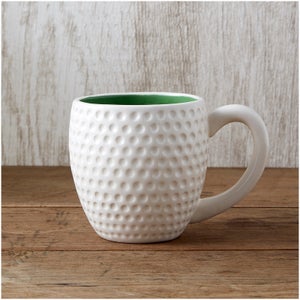 Tee Time Mug - White/Green