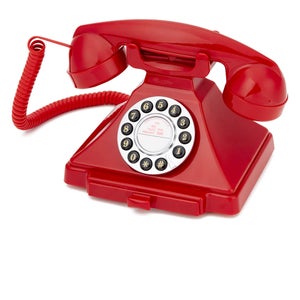 GPO Retro 1929S Classic Carrington Push Button Telephone - Red