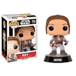 Star Wars VII dernière scène Rey avec garde sabre laser figurine Funko Pop!