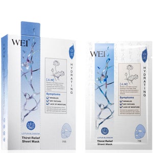 WEI Lotus Blossom Thirst Relief Sheet Mask