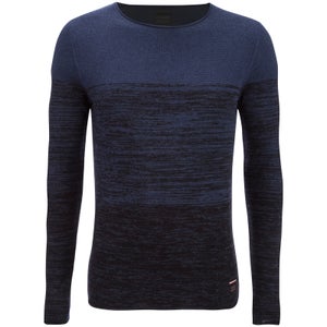 Produkt Men's Basket Contrast Graded Jumper - Dress Blue