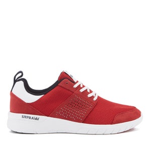 Supra Men's Scissor Mesh Running Trainers - Red