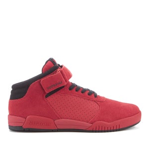 Supra Men's Ellington Strap Suede Mid Top Trainers - Red