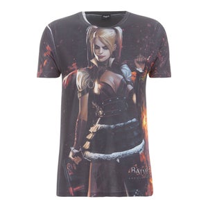 DC Comics Men's Batman Harley Quinn T-Shirt - Black