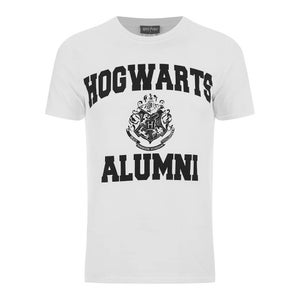 Harry Potter Herren Hogwarts Alumni T-Shirt - Weiß