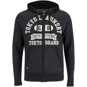 Tokyo Laundry Men's Hotchkiss Zip Through Hoody - Black