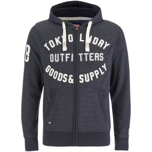 Tokyo Laundry Men's Hawk Hills Zip Through Hoody - Charcoal Marl