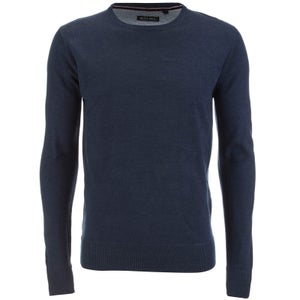 Brave Soul Men's Parse Supersoft Crew Neck Jumper - Royal Blue