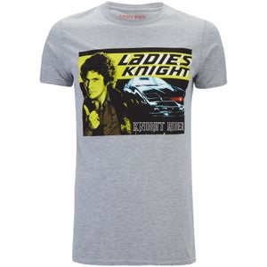 Knight Rider Men's Ladies Knight T-Shirt - Grey Marl