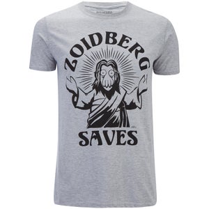 Futurama Men's Zoidberg Saves T-Shirt - Grey Marl