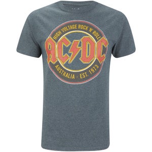 AC/DC Men's Est 73 T-Shirt - Dark Heather