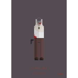 Die Hard Costume Art Print - 14 x 11