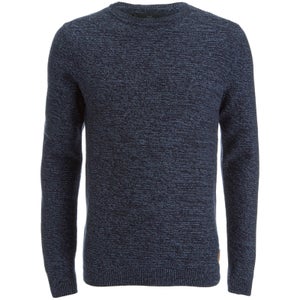 Threadbare Men's Darkwell Gradient Jumper - Rich Navy/Denim