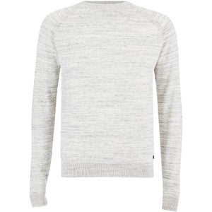 Threadbare Men's Tuscan Raglan Jumper - Light Grey
