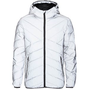Jack & Jones Men's Core Metal Kit Puffer Jacket - Reflective