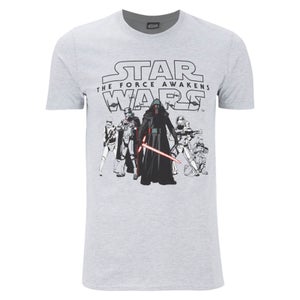 Star Wars Herren The First Order T-Shirt - Grau