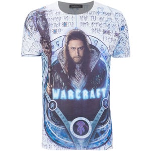 T-Shirt Homme Warcraft Etuin Lothar - Blanc