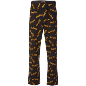 Def Leppard Men's Lounge Pants - Black