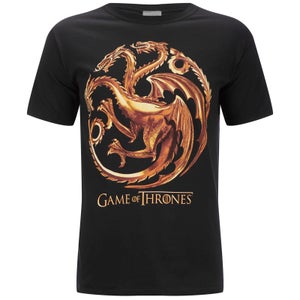 Game of Thrones Men's Targaryen Sigil T-Shirt - Schwarz