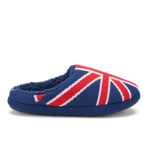 Dunlop Men's Ace Union Jack Slippers - Navy