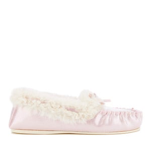 Dunlop Women's Amaline Moccasin Slippers - Lilac