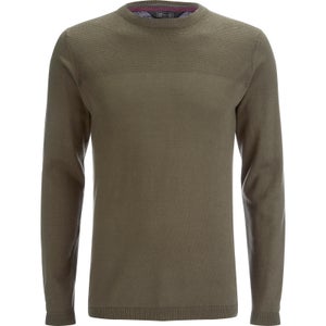 Dissident Men's Stelios Crew Neck Jumper - Amazon Khaki