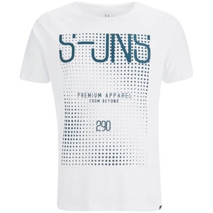 Smith & Jones Men's Cenotaph Print T-Shirt - White