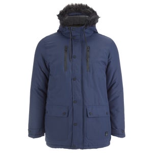 Tokyo Laundry Men's Carmine Hooded Parka Jacket - Midnight Blue