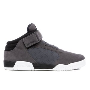 Supra Men's Ellington Strap Suede Trainers - Dark Grey