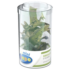 Papo Mini Plus Dinosaurs Set 2 Tube (6 Pieces)