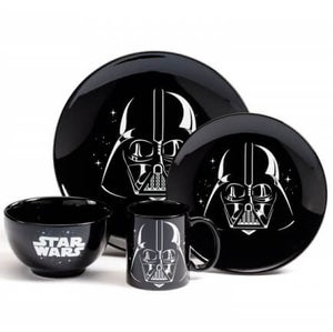 Star Wars Logo 4 Piece Ceramic Dinner Set