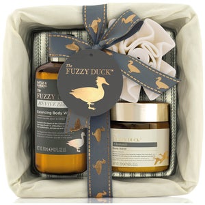 Baylis & Harding Fuzzy Duck Black Pepper & Sage 3 Piece Wicker Basket Gift Set
