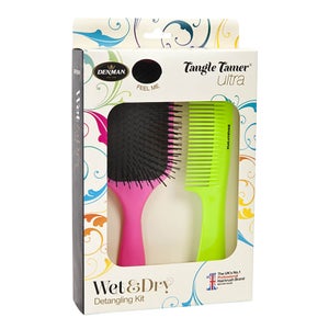 Denman Wet and Dry Detangling Kit