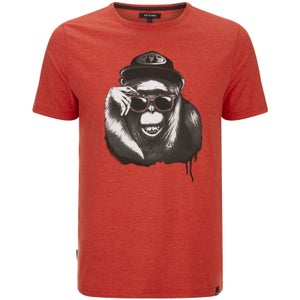 Animal Men's Loko T-Shirt - Volcano Red Marl