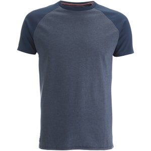 Threadbare Men's Abbot Raglan Sleeve T-Shirt - Navy Marl
