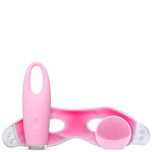 FOREO Pamper Yourself Essentials - (IRIS, LUNA Play) Pearl Pink (Worth £153)