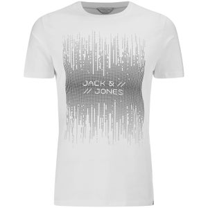 Jack & Jones Men's Core Valentino 3D Print T-Shirt - White