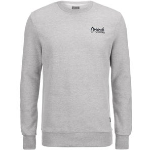 Jack & Jones Men's Originals Scala Crew Sweatshirt - Light Grey Marl