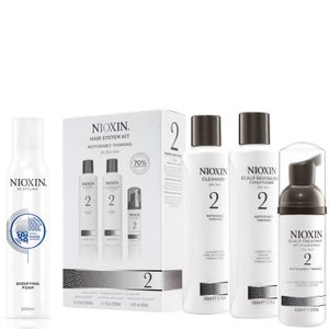 Nioxin Hair System Kit 2 and Bodifying Foam Bundle