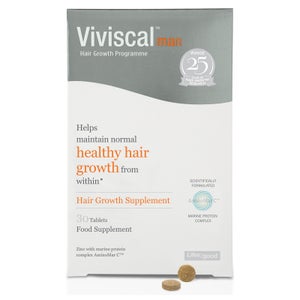 Viviscal Zinc and Flax Seed Hair Supplement Tablets for Men - 30 Tablets (1 Month Supply)