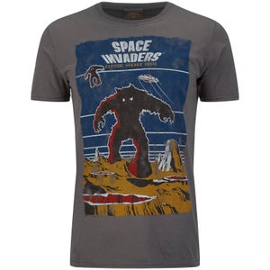 Atari Men's Space Invaders Arcade Graphics T-Shirt - Grey