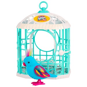 Little Live Pets Tweet Talking Bird with Cage - Two Colours
