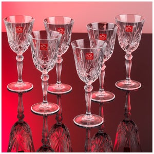 RCR Crystal Melodia Wine Glasses (Set of 6)