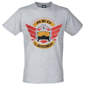 Star Wars Rogue One Men's Red Leader T-Shirt - Grey