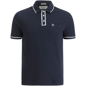 Original Penguin Men's Earl Tipped Polo Shirt - Dark Sapphire
