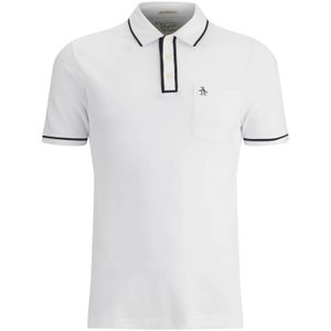 Original Penguin Men's Earl Tipped Polo Shirt - White