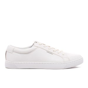 Jack & Jones Men's Sable PU Trainers - White